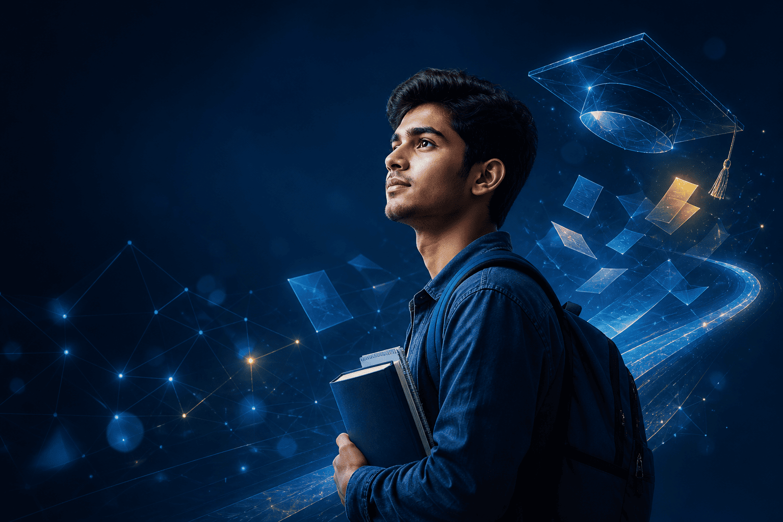 Student looking toward future learning opportunities
